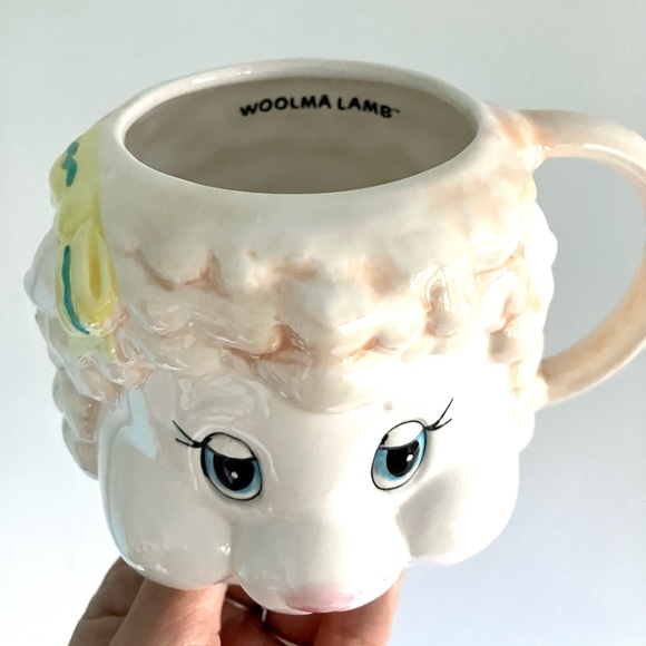 Vintage 80’s Get Along Gang Woolma Lamb animal coffee cup ceramic mug - Picture 2 of 5